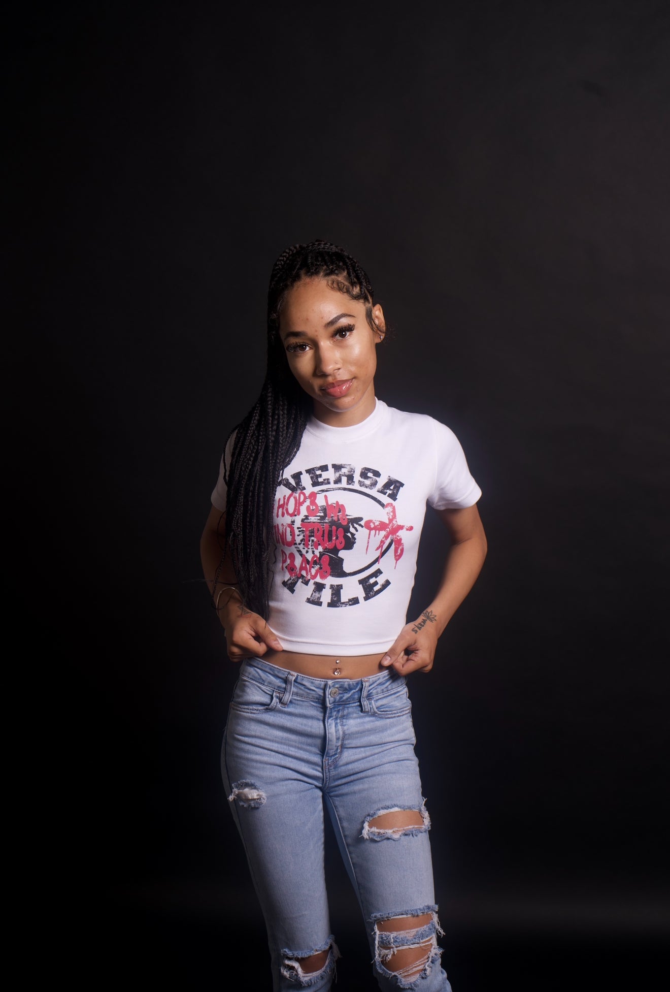 TRU3 P3AC3 CROP TOP PINK