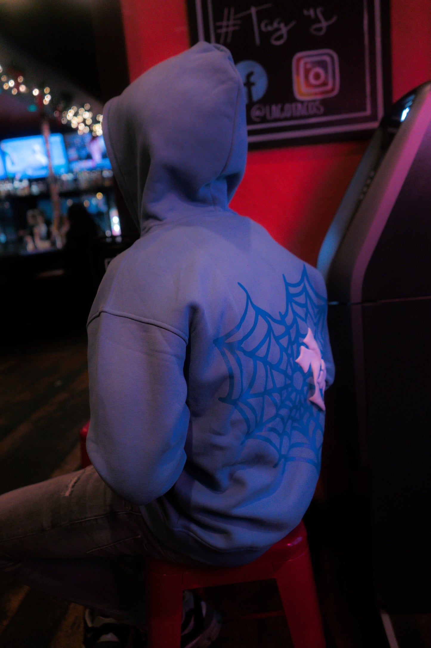 Sapphire PUFF PRINT Heavy Weight Hoodie